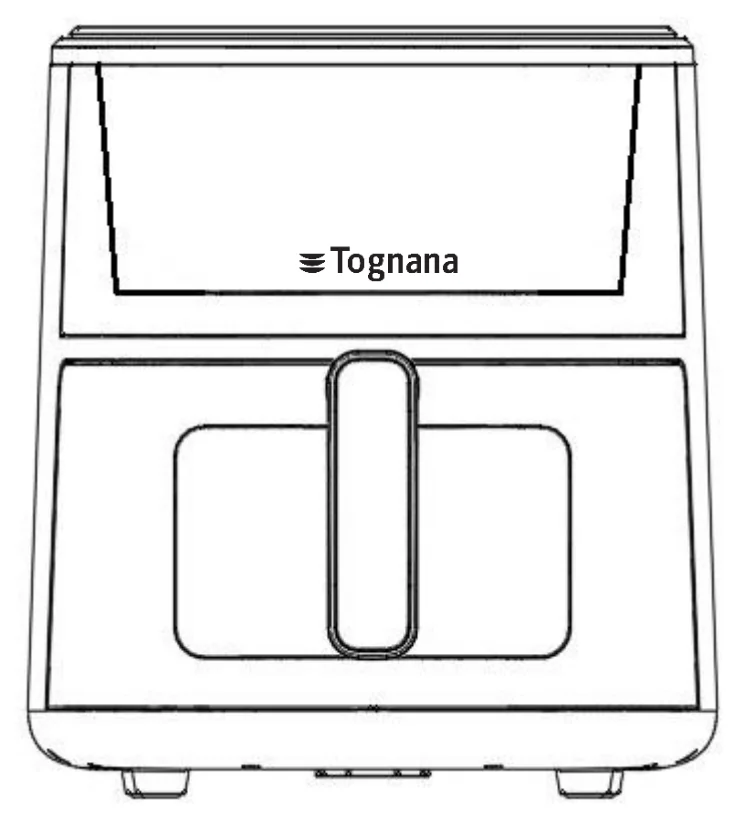 Friggitrice ad aria Tognana Iridea, linea Nims Collection